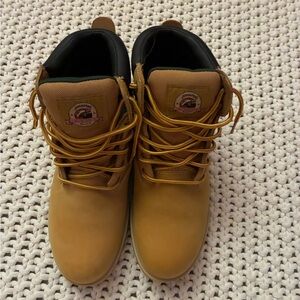 Men's Tan Lace-Up Boots